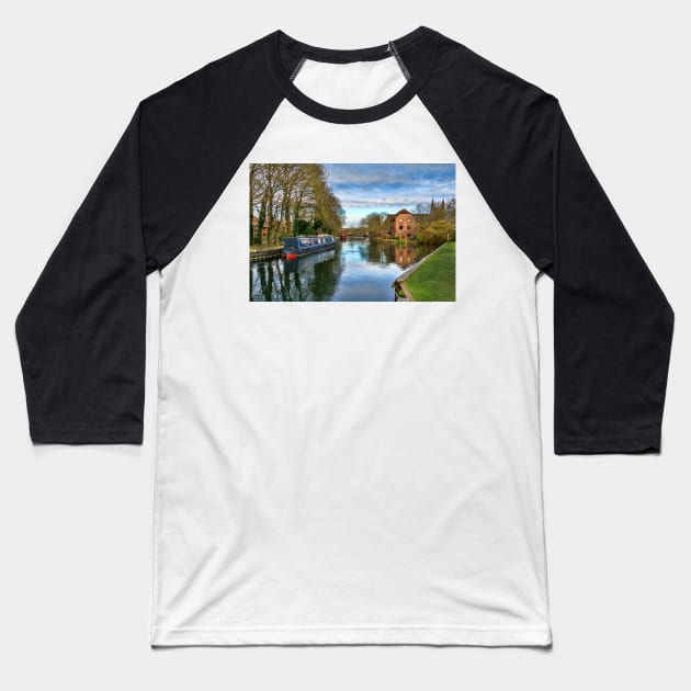 The Kennet At West Mills Newbury Baseball T-Shirt by IanWL